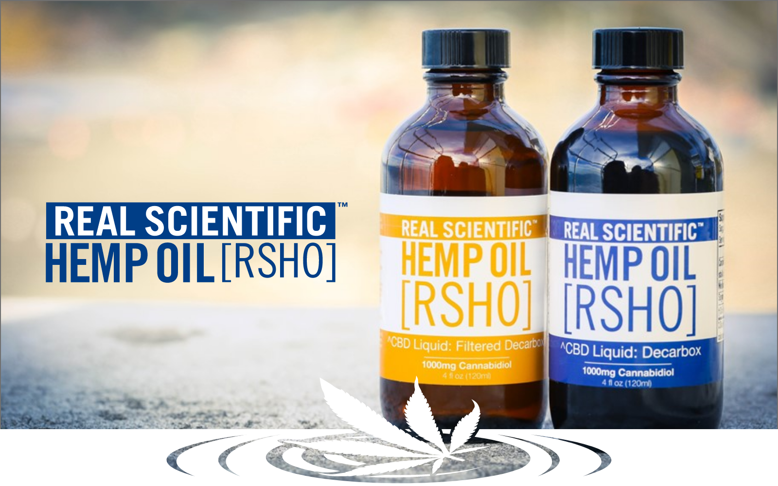 RSHO hemp oil CBD liquid banner