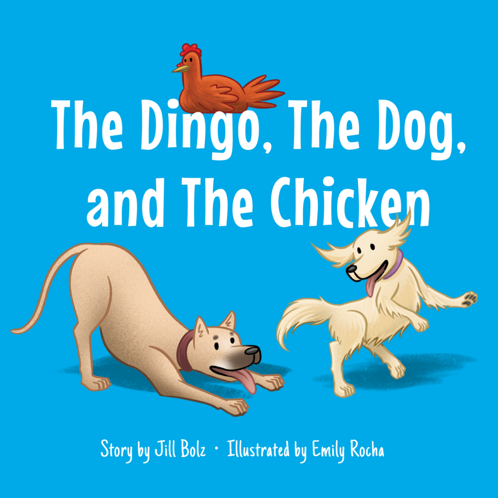 The Dingo the dog and the chicken book cover